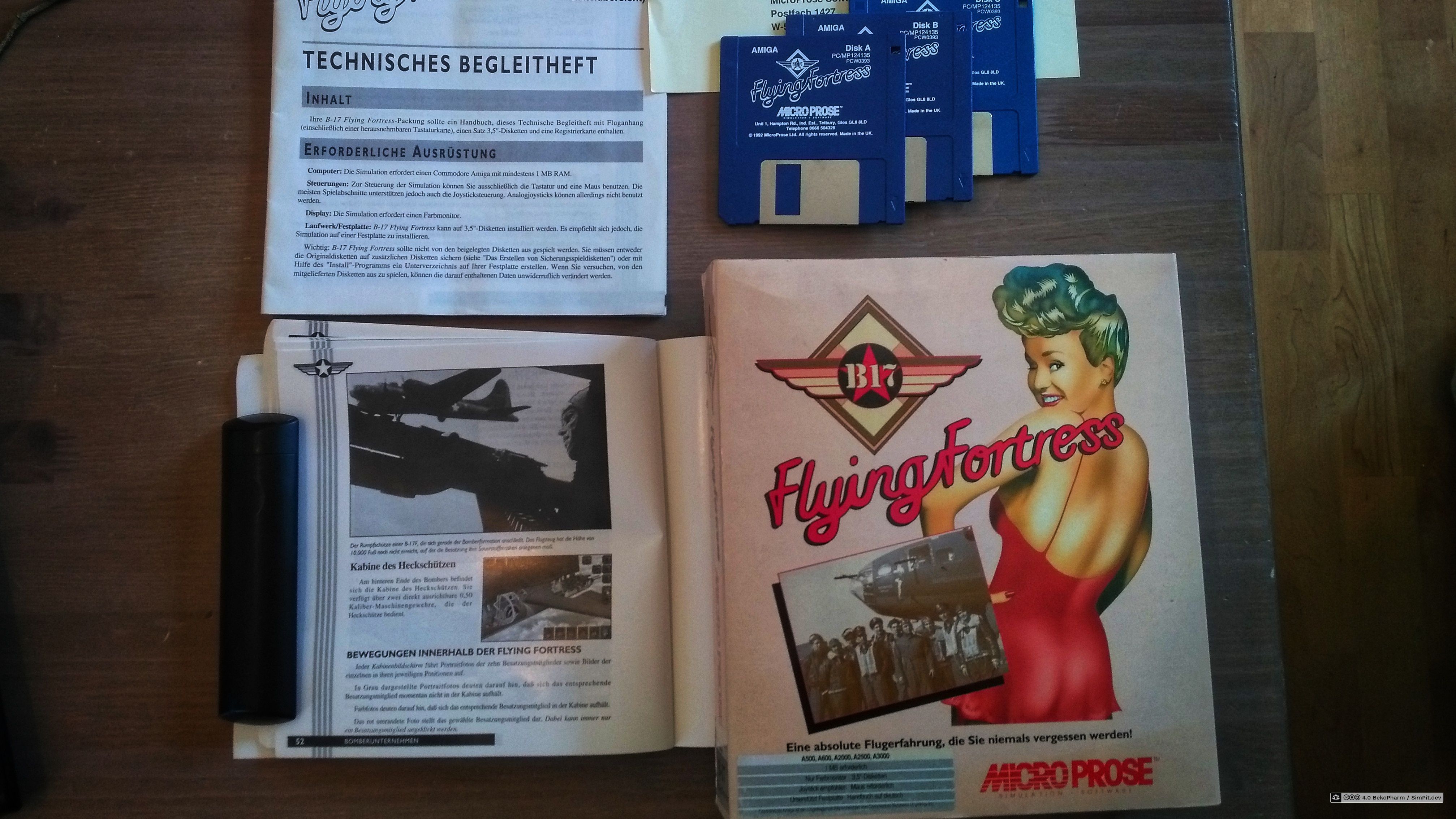 B-17 Flying Fortress Amiga edition